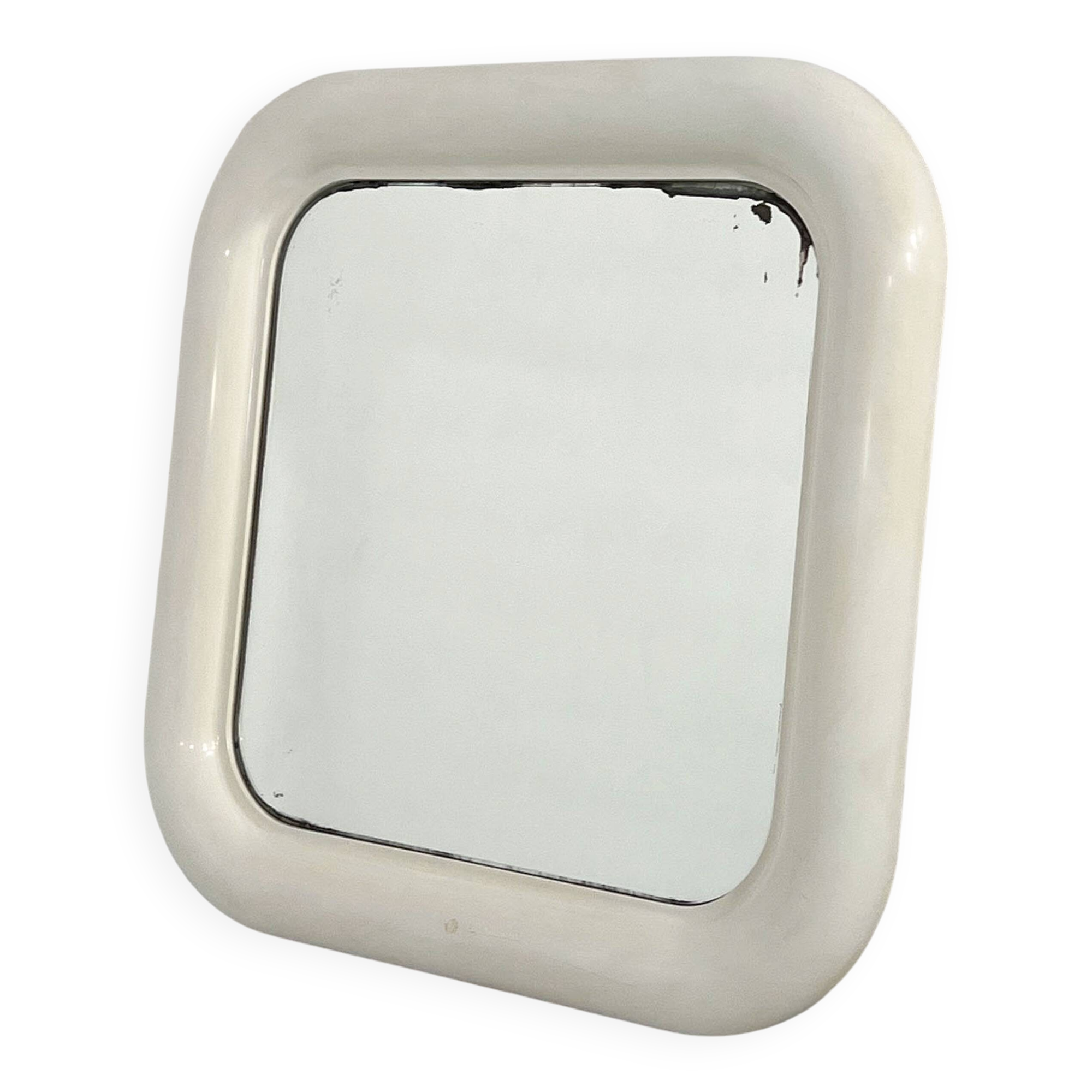 White Delfo Mirror by Sergio Mazza for Artemide, 1960