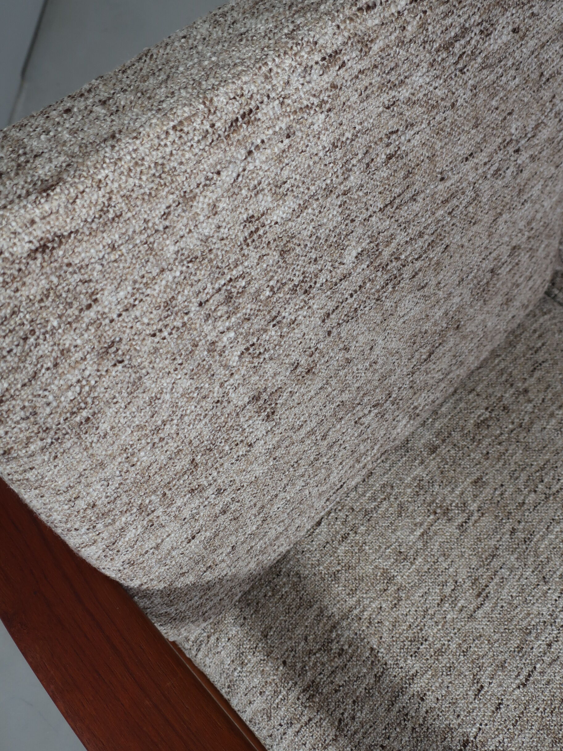 Two-seater sofa in massive teak 60s edition Dyrlund