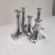 Set of 5 modular chrome candle holders WMF