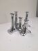 Set of 5 modular chrome candle holders WMF