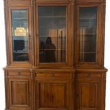 Buffet Louis Philippe showcase library in new cherry wood new/resale