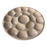 Digoin Sarregemines oyster barbotine dish