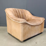 Vintage leather sofa set, 1960s