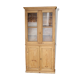 Beautiful patinated pine bookcase (circa 1900).