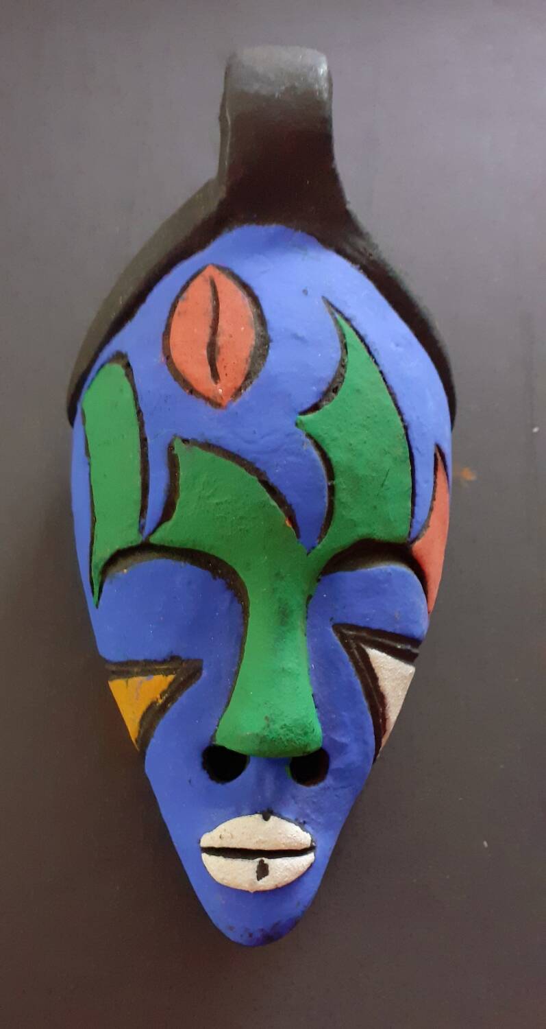 Set of African masks