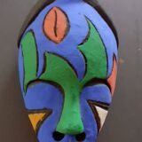 Set of African masks