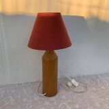Lampe de table ikea design de Suède en bois massif clair avec abat-jour