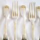 Sfam lot de 6 fourchettes de table chinon en métal argenté filet ancien 21,5 cm