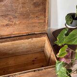 Vintage wooden trunk