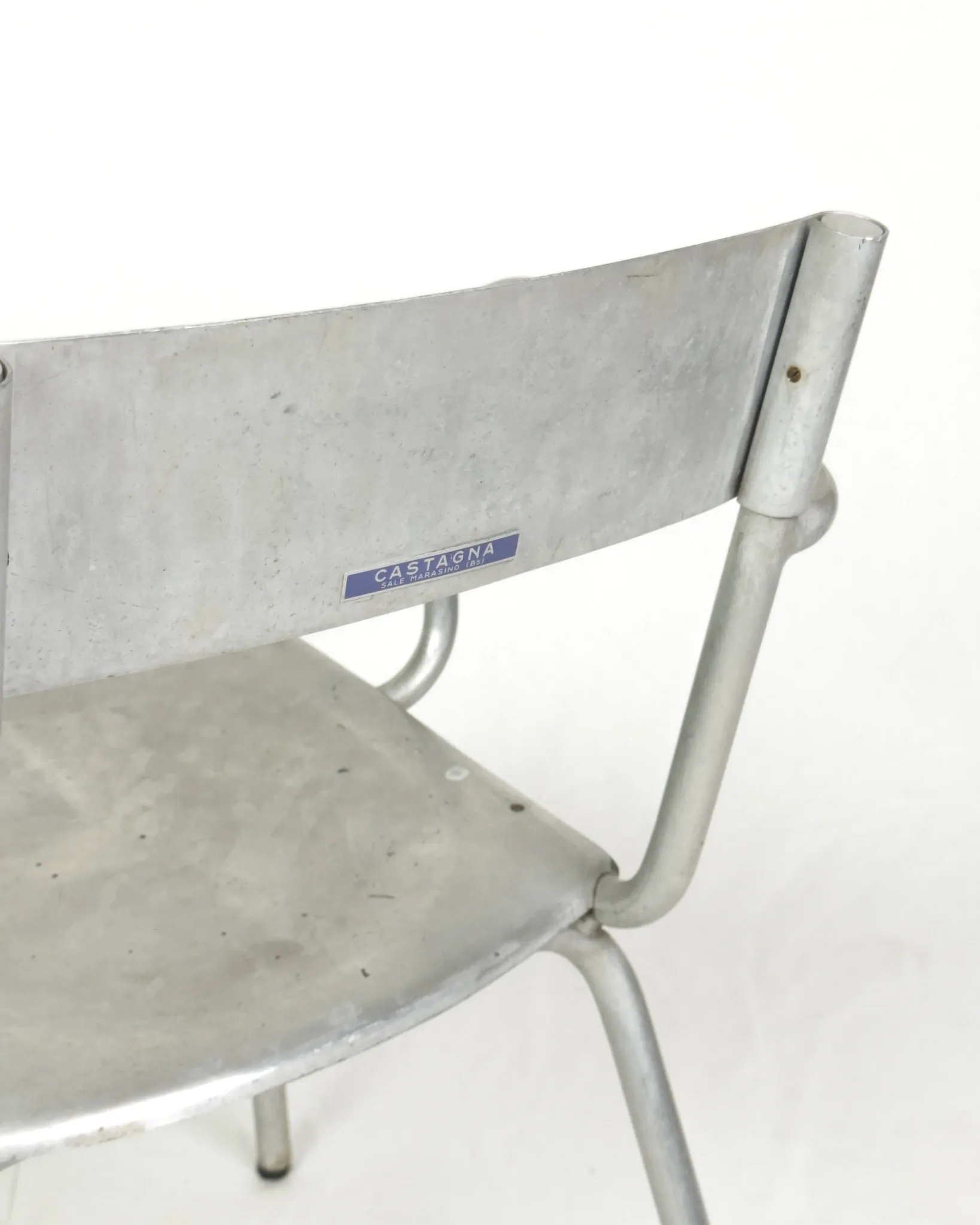 Aluminium armchairs by Castagna, Sale Marasino, Italy, 1930s - set of 2