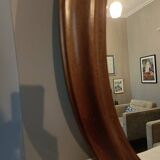 Pair of antique oval mirrors