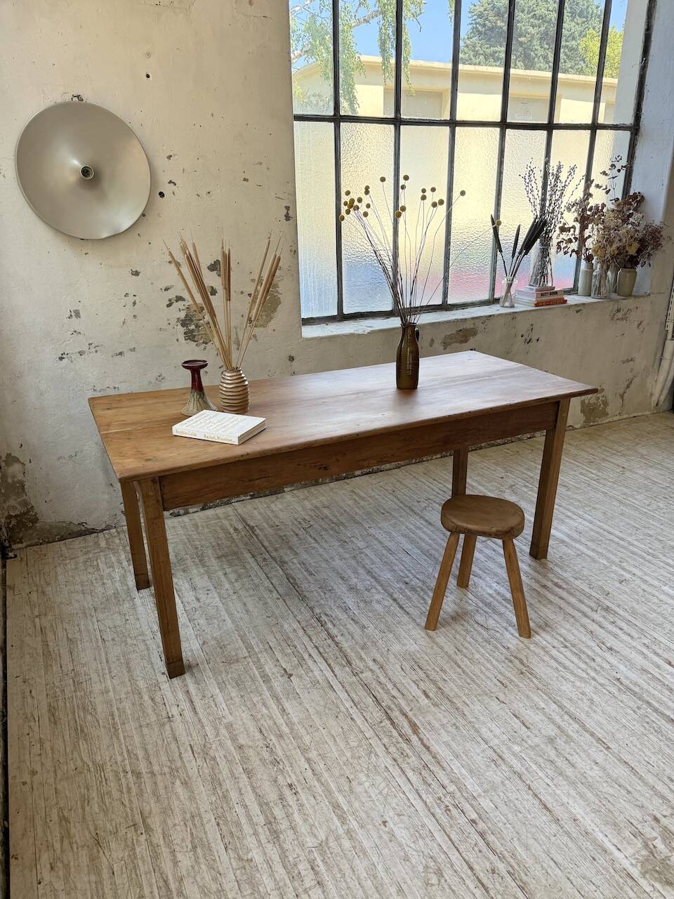 Cherry farmhouse table 1m8
