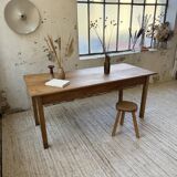 Table de ferme en cerisier