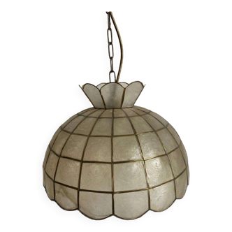 Vintage capiz shell chandelier