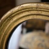 Louis XV style mirror in vintage gilded wood 70