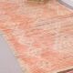 Tapis marocain vintage en laine rose