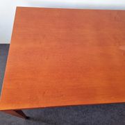 Table à manger en bois d’acajou, années 1980