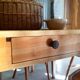 Table de ferme - 2m40 - 2 tiroirs