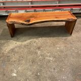 Solid pear tree bench