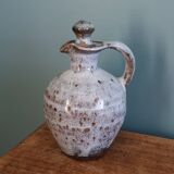 Oil jug in stoneware signed Les poteries de la Vallée Noire