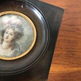 Portrait miniature painting