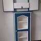Wall-mounted wooden shelf