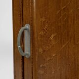 French Art Deco nightstand in varnished wood, ca. 1930