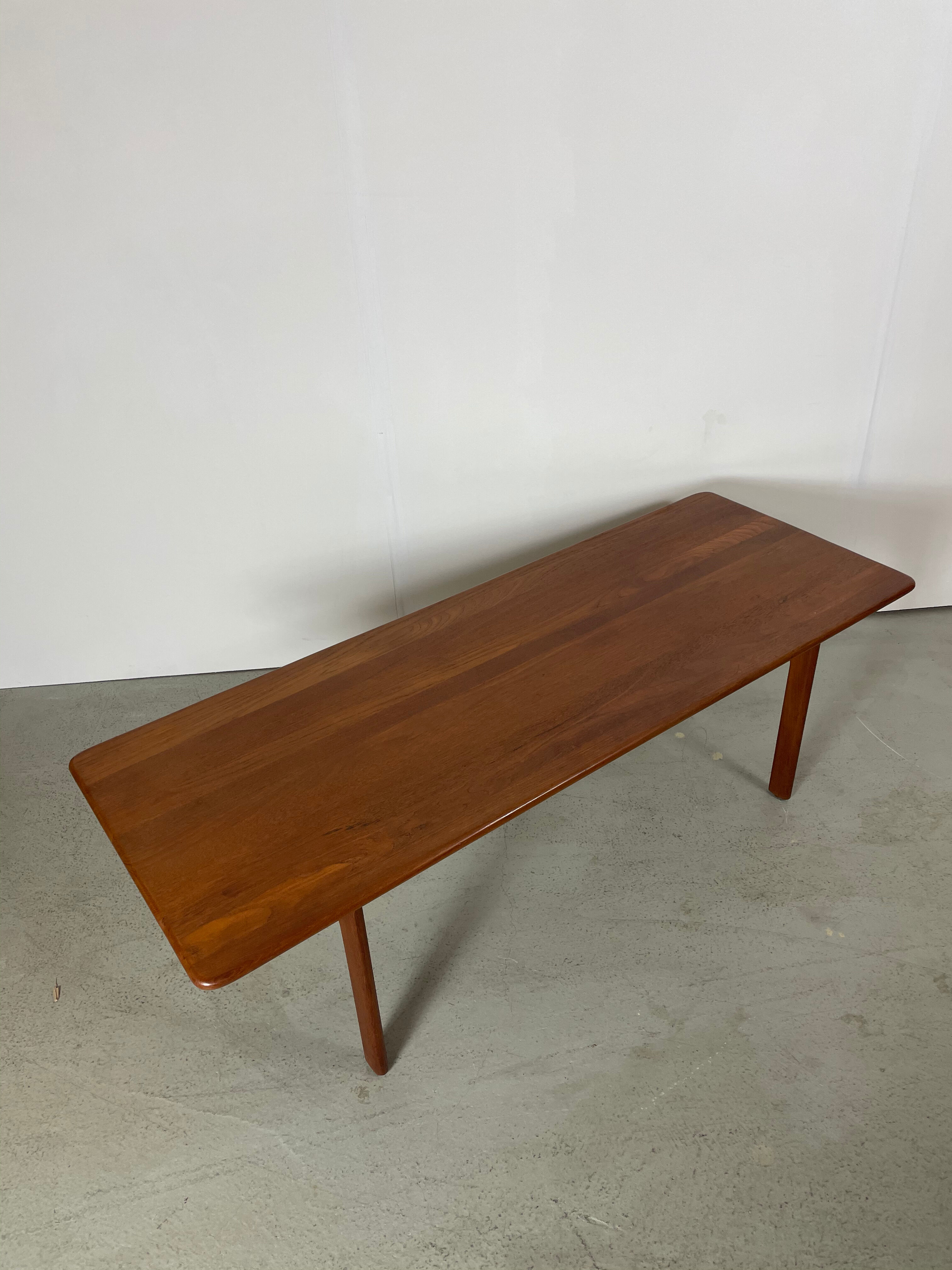 Danish Lounge Table in solid Teak Wood MidCentury 1960s