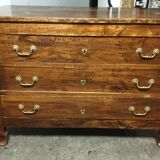 Louis XVI walnut chest of drawers