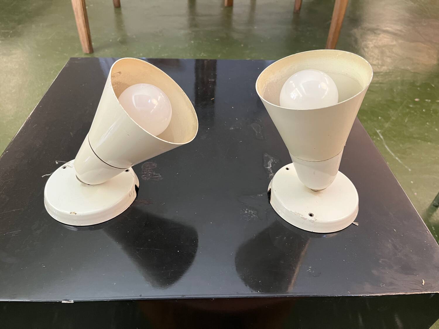 Pair of Danish wall lights from the 1960s