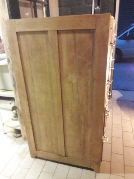 Former furniture of notary in oak 12 drawers 1930