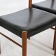 Chaises de salle à manger en teck HW Klein pour Bramin années 1960