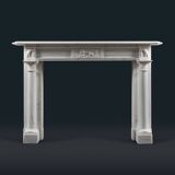 Georgian Statuary Marble Fireplace Surround