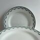 Set of 12 flat plates in Saint Amand earthenware, 22.5cm.