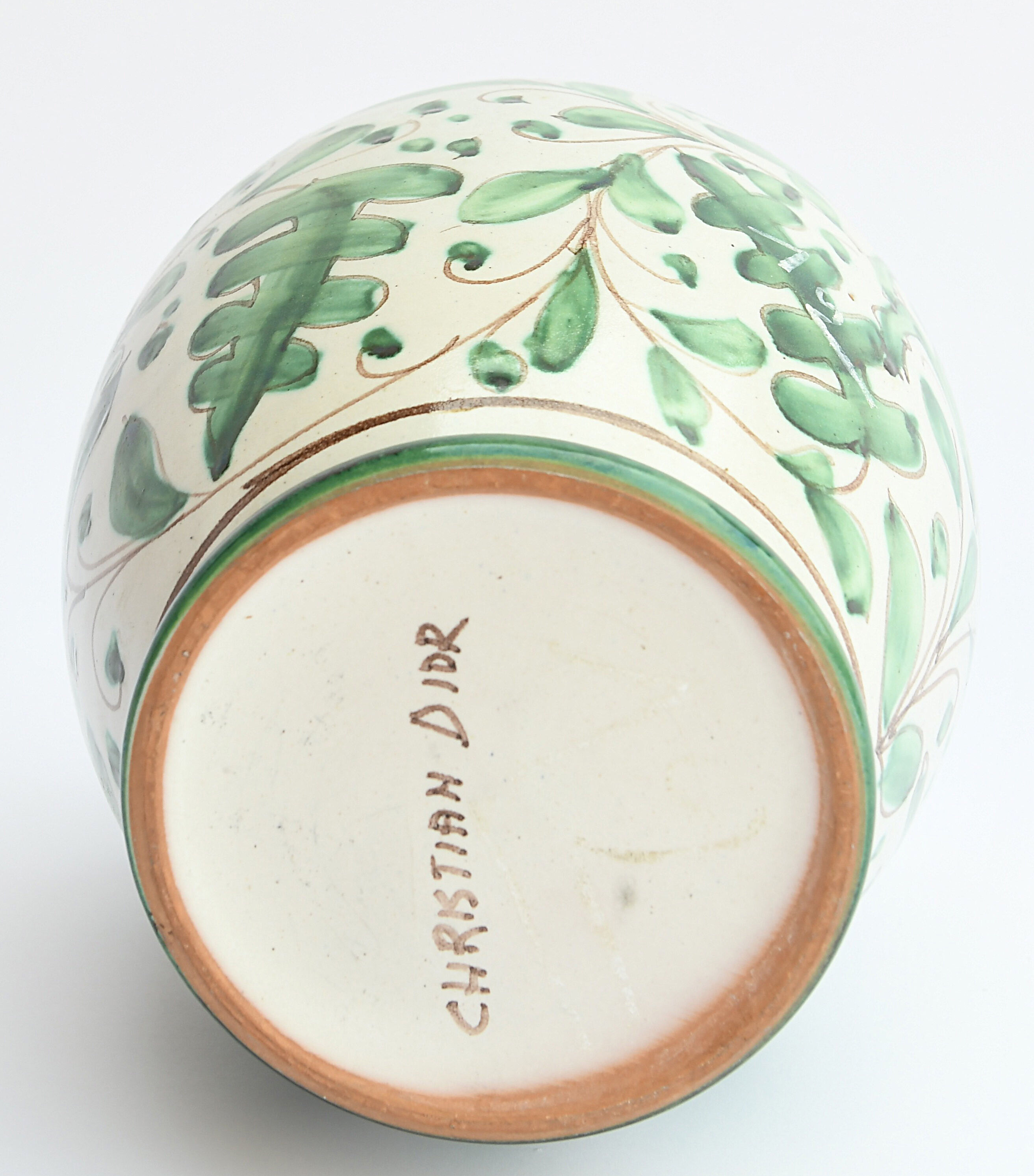 Earthenware vase for Christian Dior