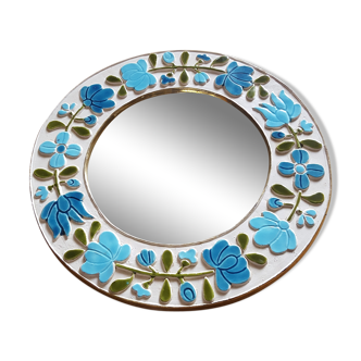 Ceramic mirror design Francois Lembo 24cm