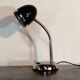 Black and chrome desk lamp in vintage metal