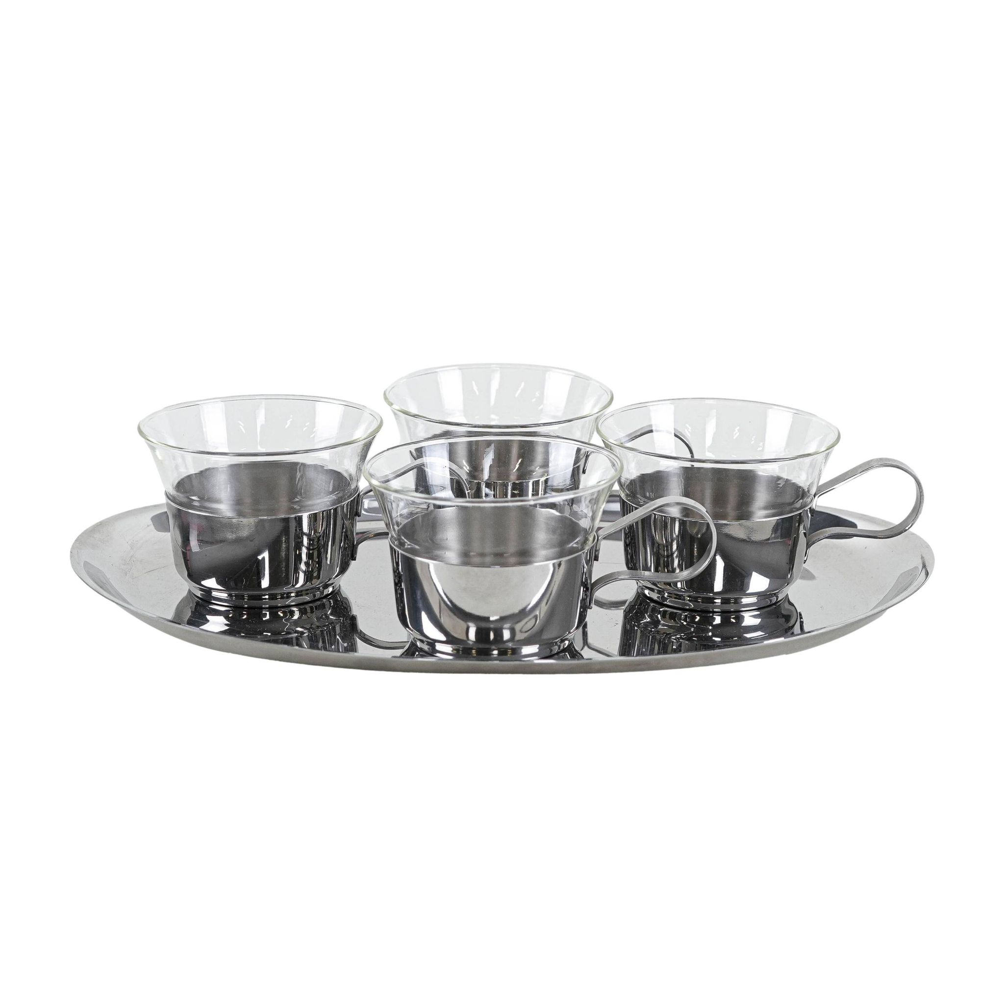 Serving set, Italian design, 1970s, made in Italy