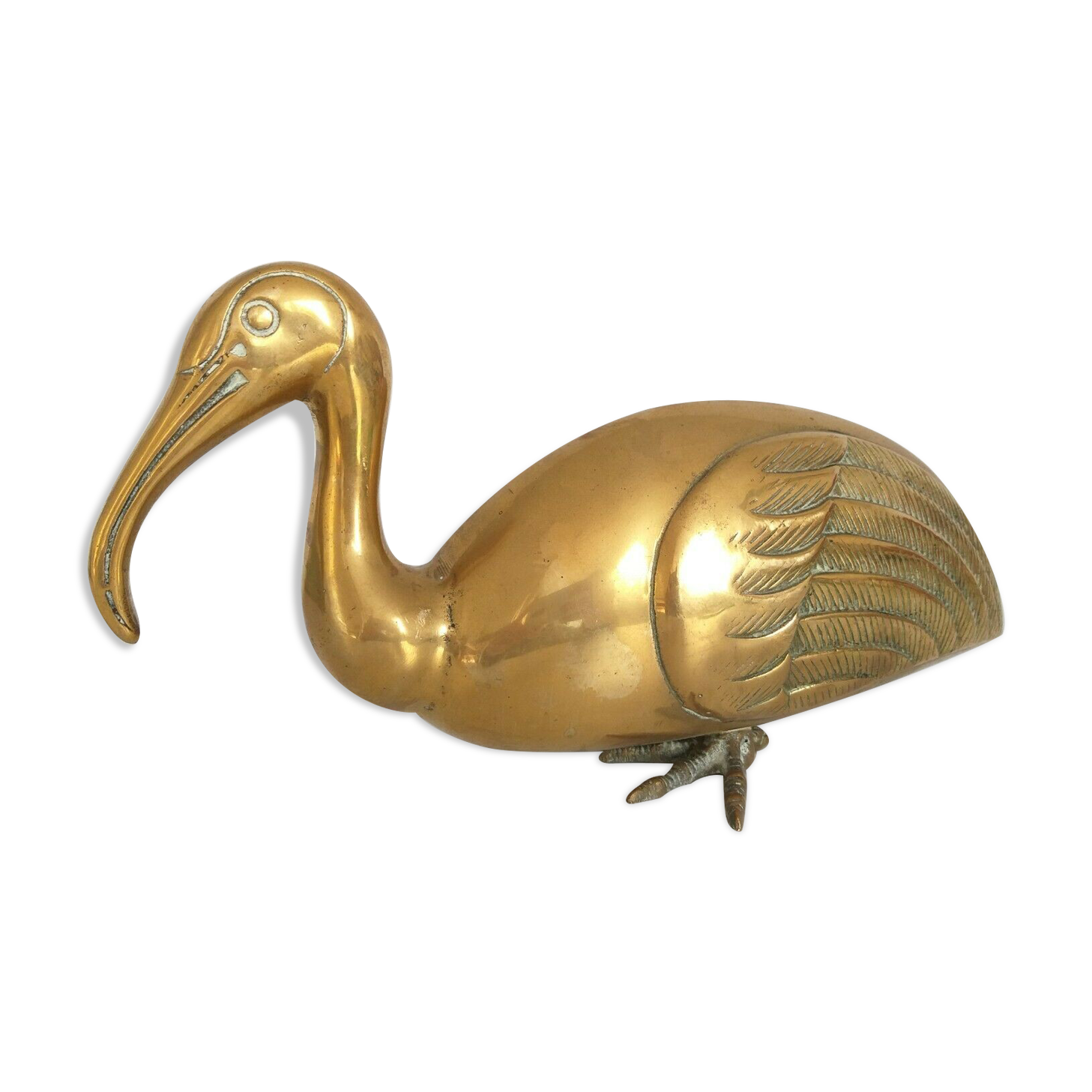 Oiseau en bronze ibis 1960 design tendance sculpture