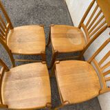 Set of 4 contemporary bistro style chairs