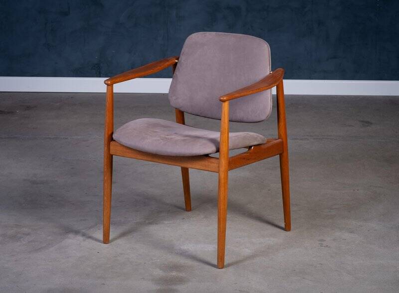 Fauteuil en Teck, 1950s