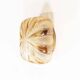 Vintage amber glass wall lamp by Wila Leuchten, Germany 1970's