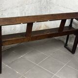 Banc en chêne du 19 e siècle