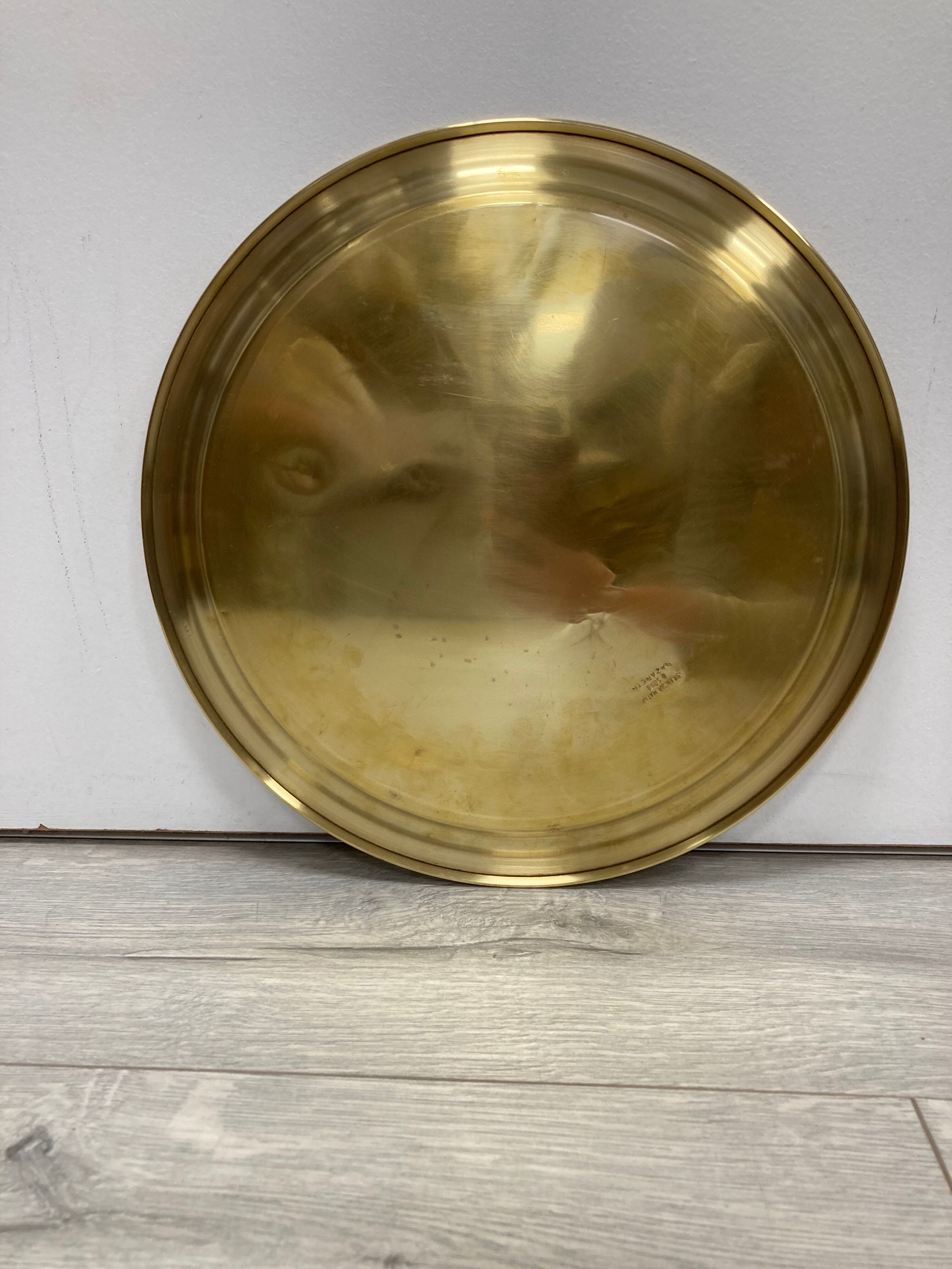 Vintage gold platter