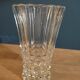 Glass vase crystal molded diamond point dp 012309