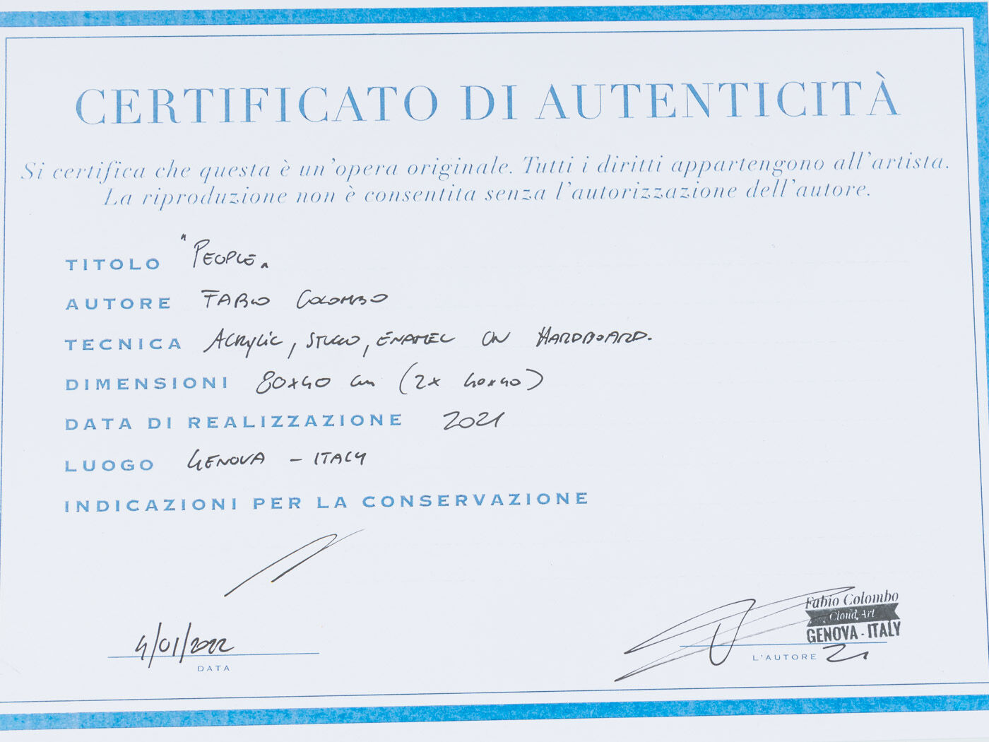 People, mixed media on hardboard, 82 x 41cm (set)