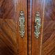Corner marquetry cabinet