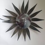 Vintage flower pattern table lamp