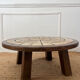 Table basse herbiers vintage