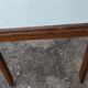 Table bois/formica vert d'eau vintage